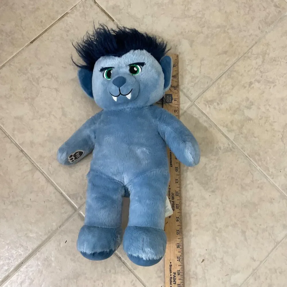 Build A Bear Blue Vampire Fangs Limited Edition Dracula BABW Werewolf 2017 Plush